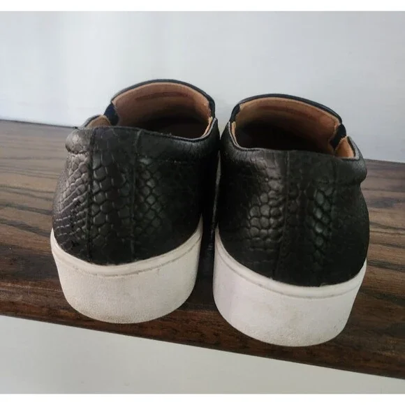 VIONIC Splendid Snake Slip-On Women's Comfort Sneaker-Black - Size 7 - Picture 11 of 15